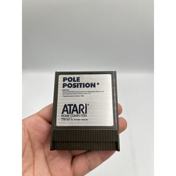Pole Position Atari 400/800/XL/XE Game Cartridge - Tested & Cleaned - Picture 1 of 5